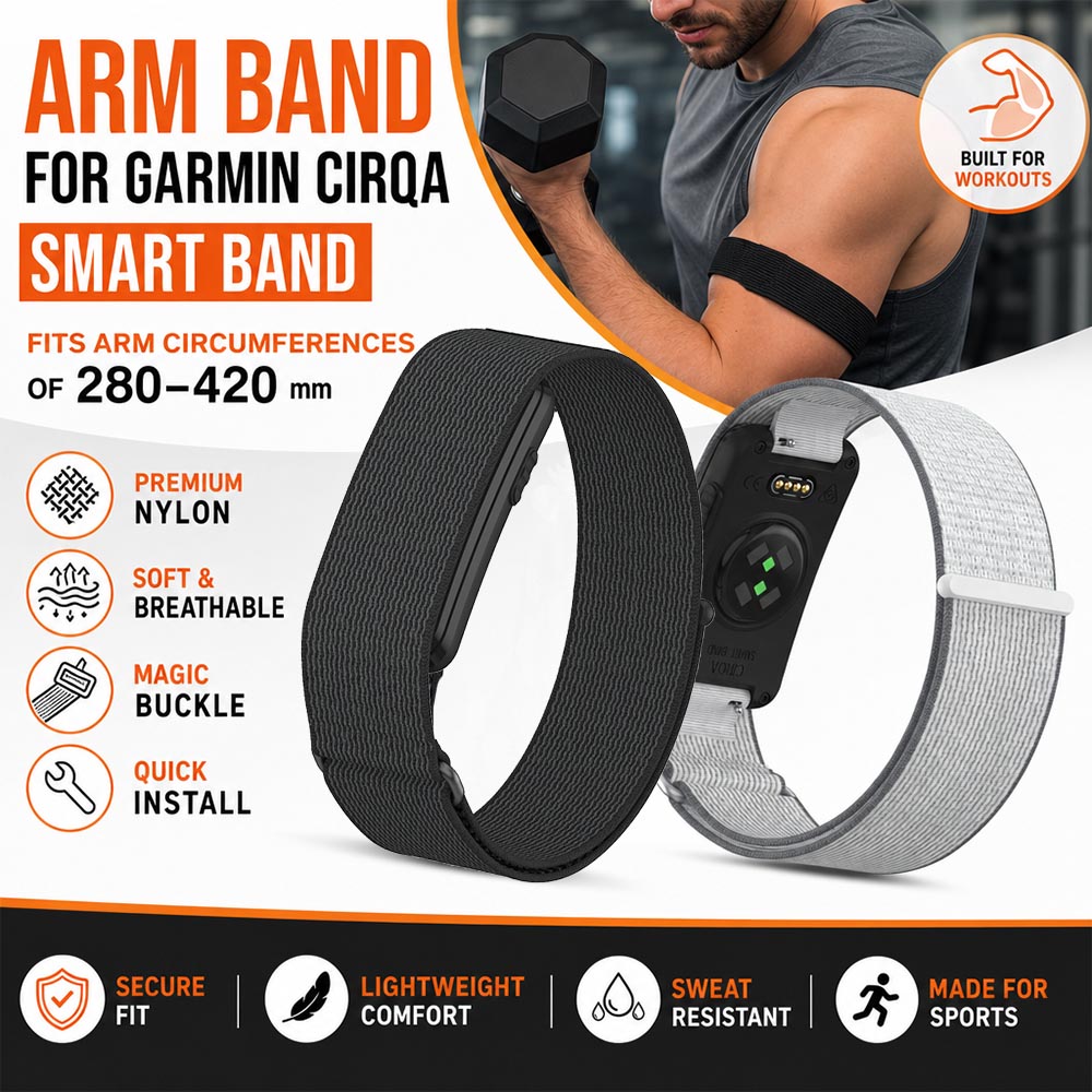 Golf Exercise Equipment - Garmin CIRQA Akıllı Bileklik için Naylon
