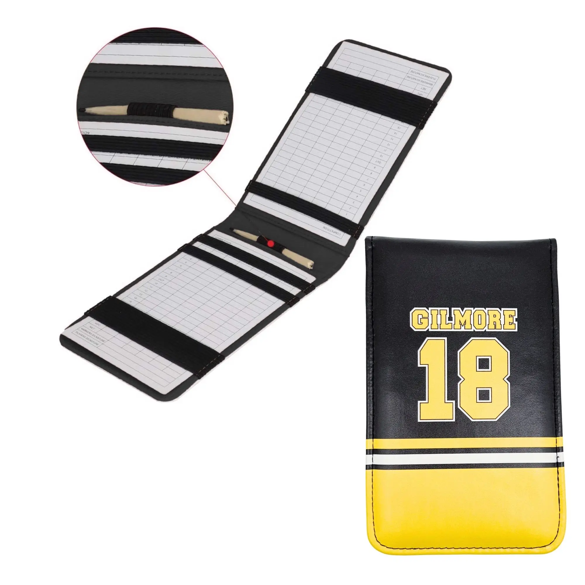 Happy Gilmore 18 Tasarımlı Kal - Golf Scorecard Holder incelemesi ve fiyatı