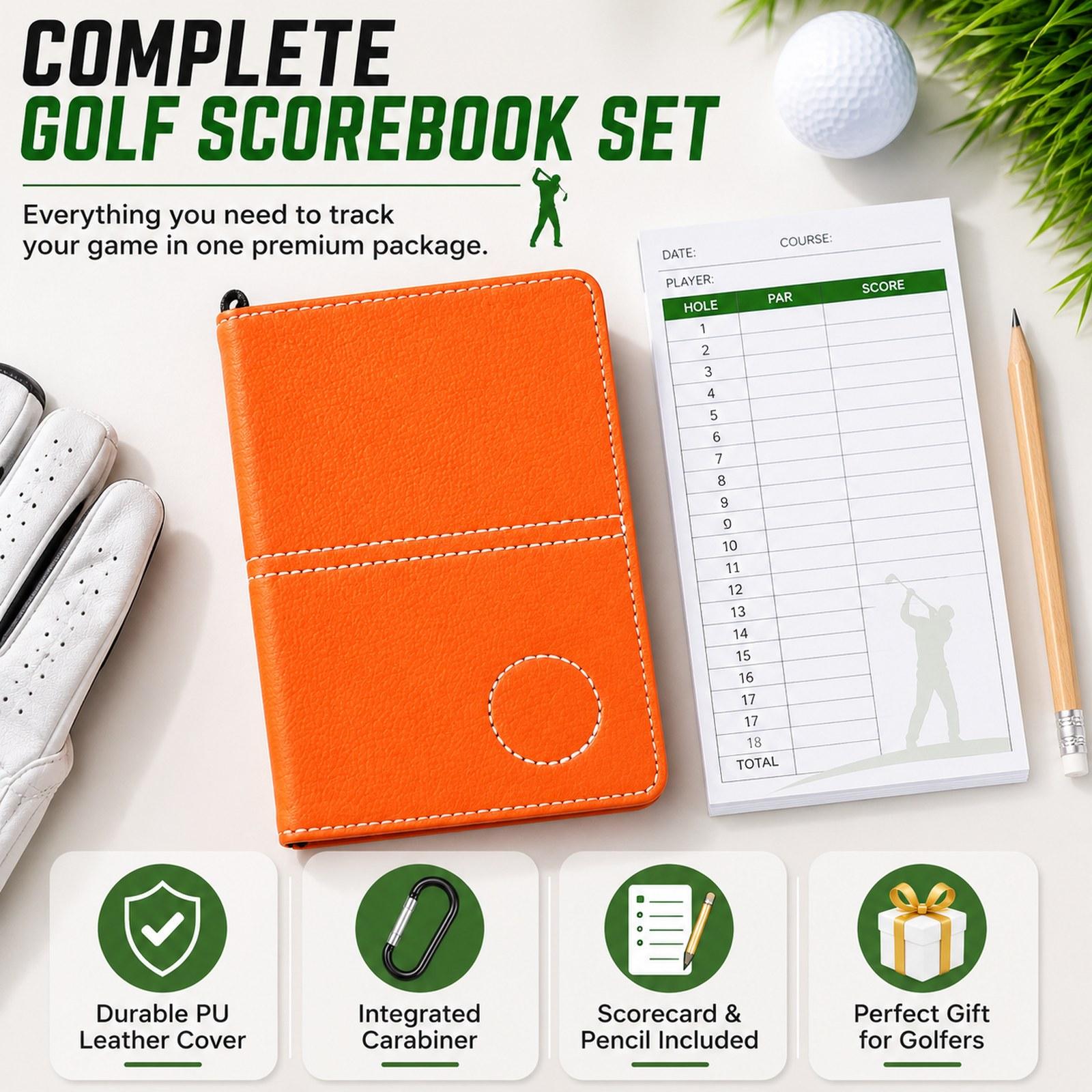 Golf Skor Kartı Tutucu, PU Der - Golf Scorecard Holder incelemesi ve fiyatı